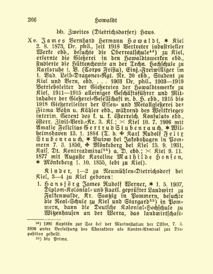 Sonderdruck aus dem Deutschen Geschlechterbuch - Seite 266